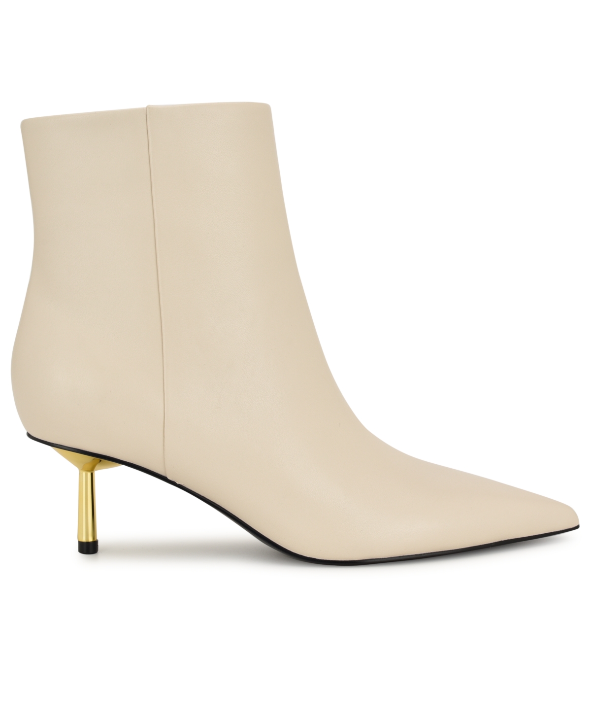 Nine West Hamesa Pointed Toe Bootie In White