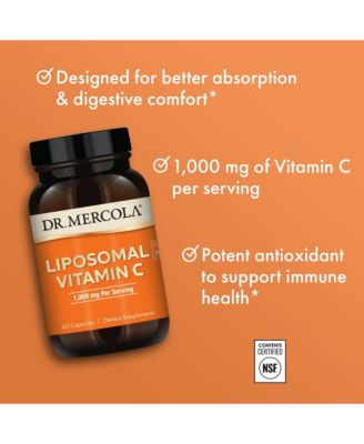Liposomal Vitamin C 1,000 mg per Serving, 30 Servings, Supports Immune Health