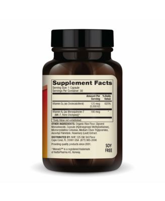 Vitamins D3 & K2, 30 Servings, Supports Immune Health