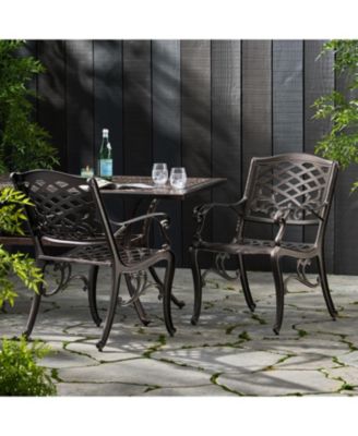 Outdoor 2 Pieces Aluminium Dining Chairs