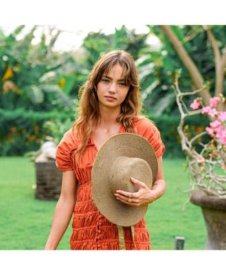 Loli Jute Straw Hat in Neutral Beige