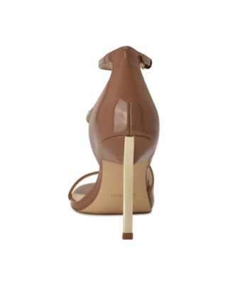 Women's Shimmy Asymmetrical High Stiletto Sandals