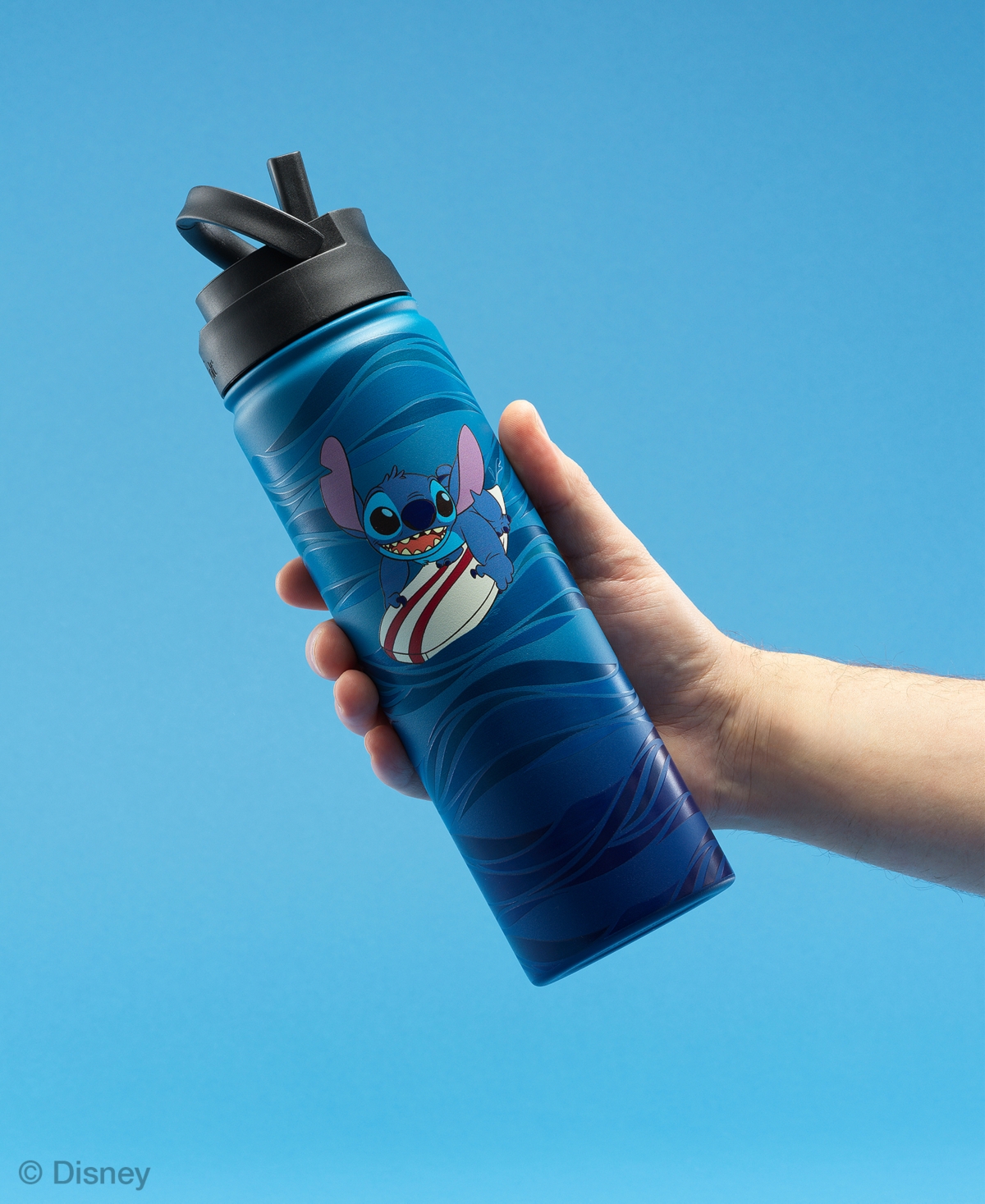 JoyJolt 22 oz. Stitch Surf's Up Vacuum Insulated Water Bottle