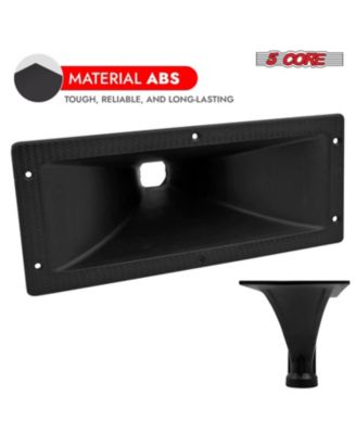 Waveguide Heavy Duty 3X7" 4Pcs Directivity Tweeter Exit Horn Throat Lens Easy Installation - HISE 3X7 4Pcs