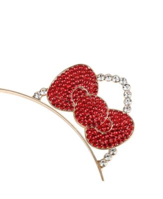 Ears & Bow Cosplay Glitzy Metal Headband