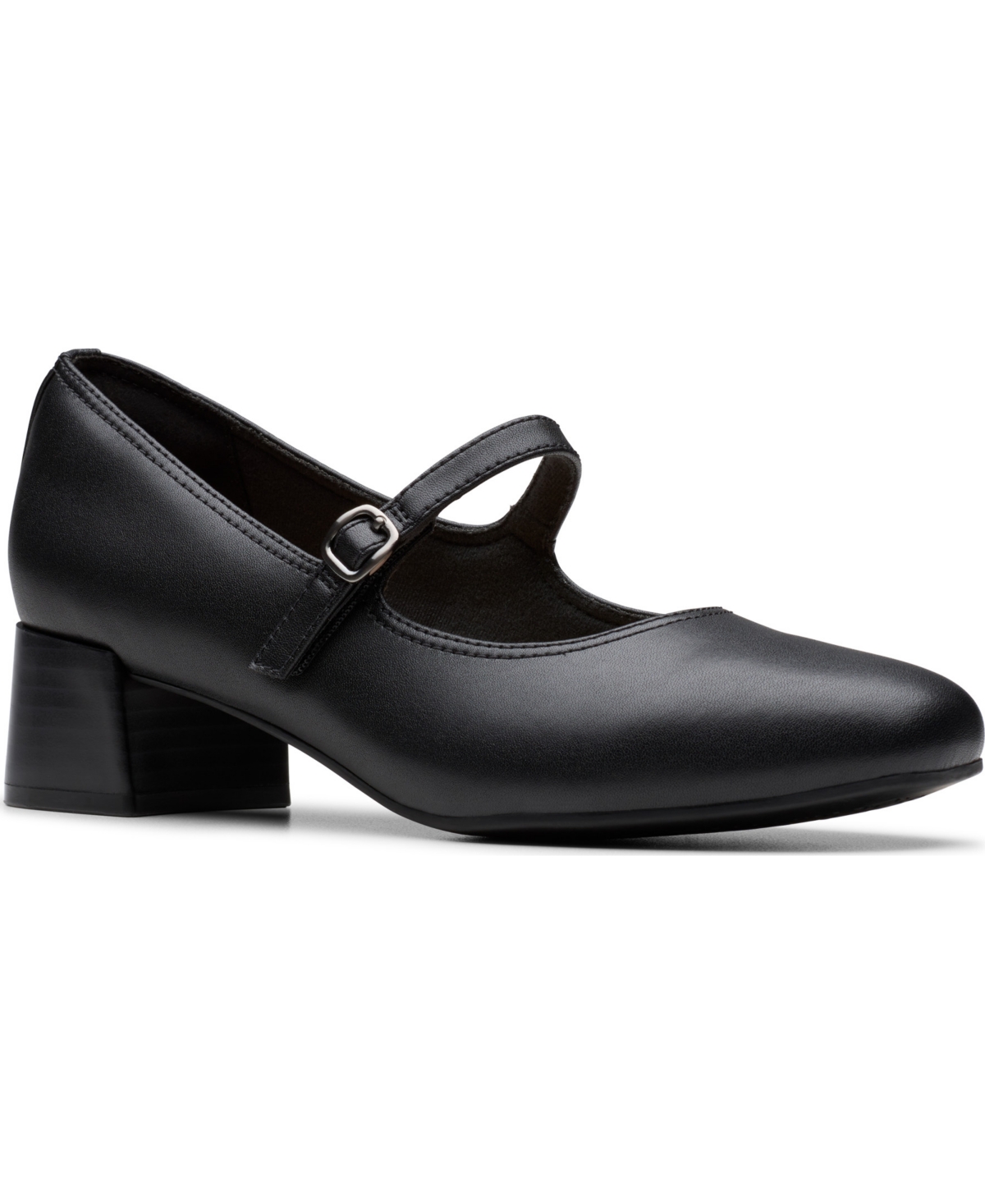 Women's Iridessa Rae Square Toe Pumps - Black Leather
