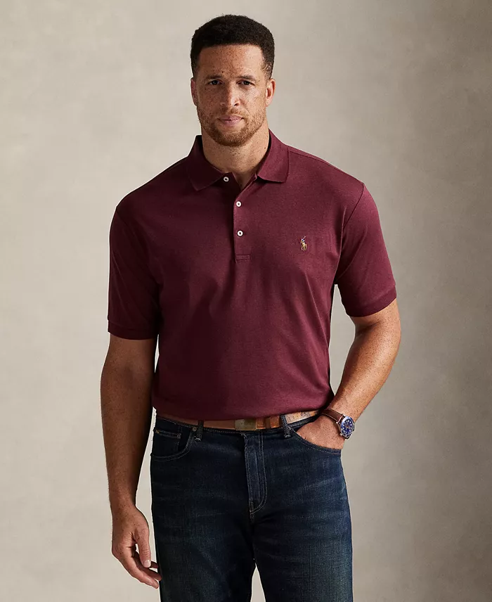 Men's Big & Tall Classic-Fit Soft Cotton Polo Shirt
