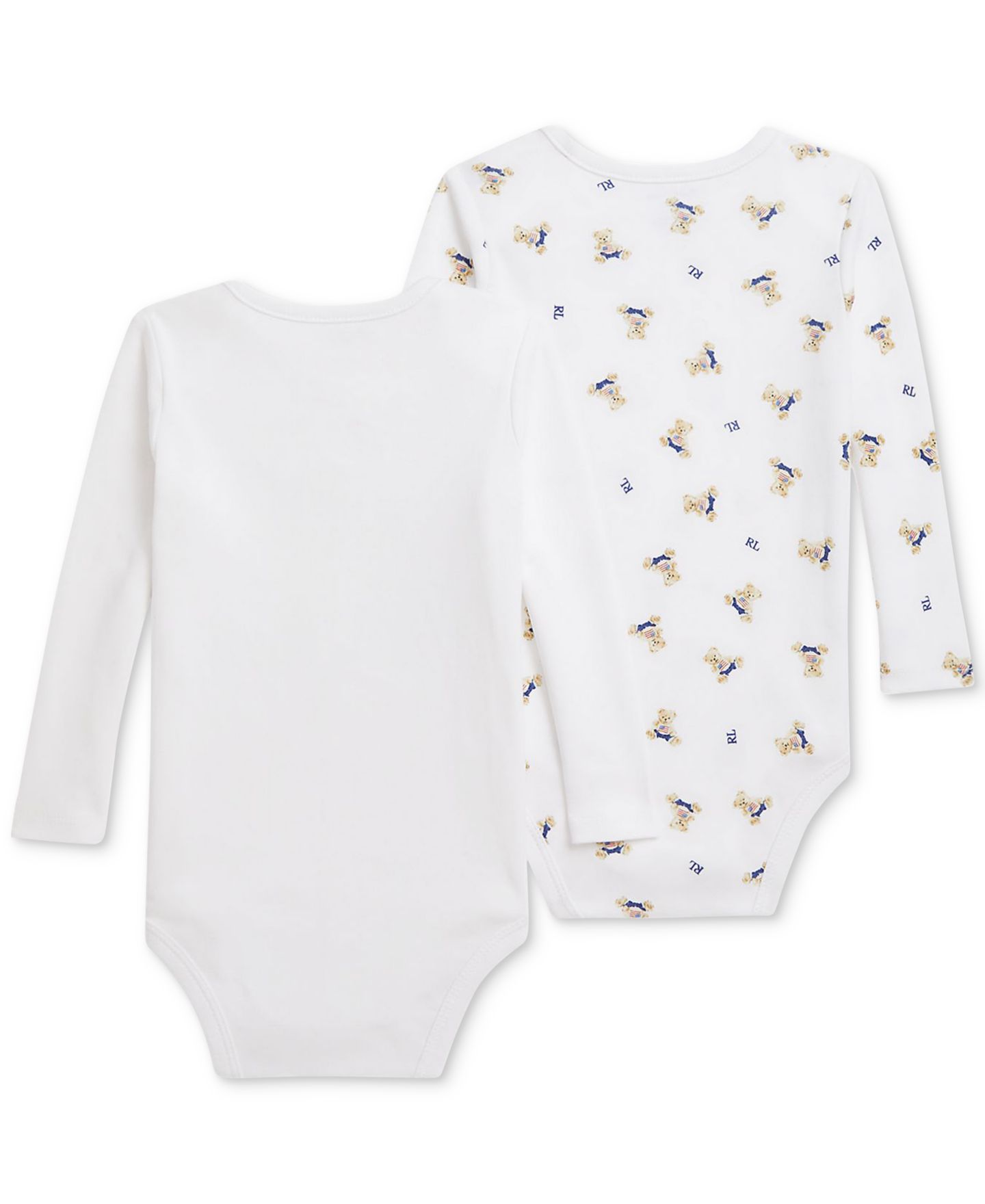 Боди Baby, хлопок — Polo Ralph Lauren, цвет: Белый — фото 2