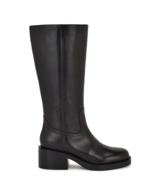 Women's Broklyn Tall Leather Block Heel Boots
