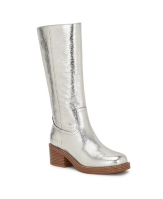Women's Broklyn Tall Leather Block Heel Boots