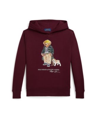 Boys 8-20 Polo Bear Cotton Hooded Tee