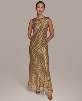 Donna Karan New York - Women's Sequined Sleeveless Gown