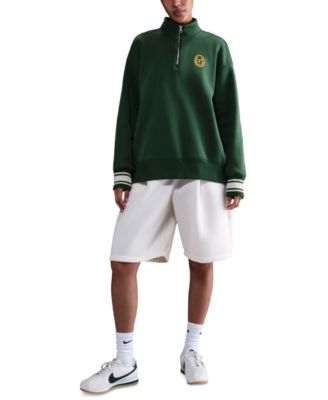 Nike - Women's Phoenix Fleece Oversized 1/4-Zip Long Sweatshirt