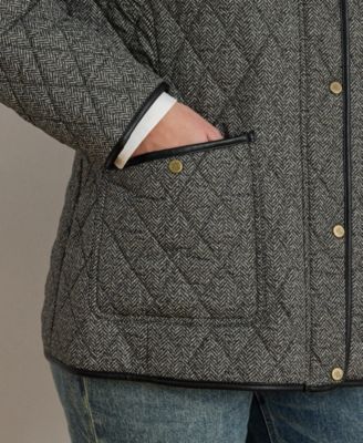 Women's Plus Size Quilted Coat, Exclusively for Macys