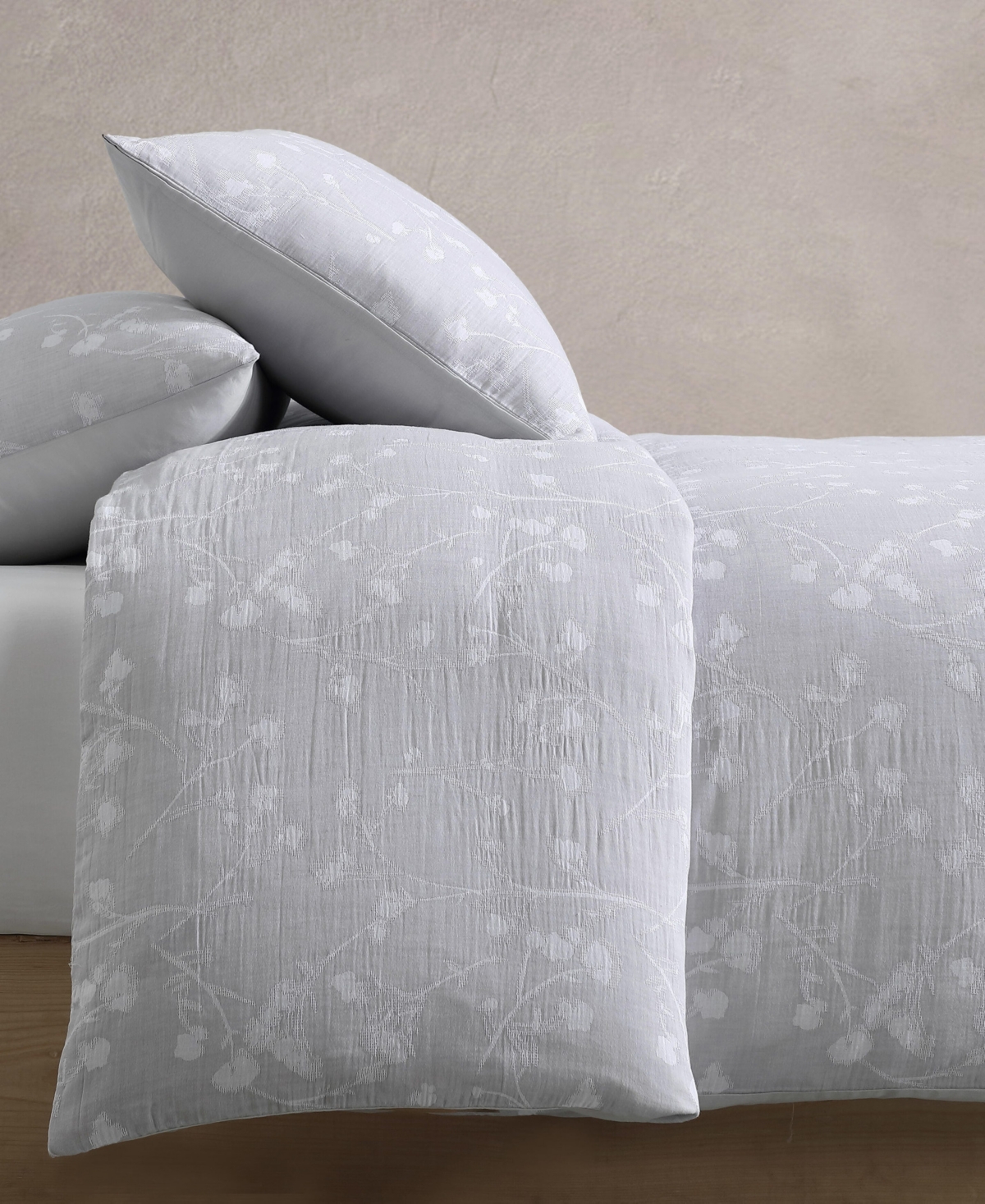 Calvin Klein Umbra Floral Cotton 3-Pc. Comforter Set