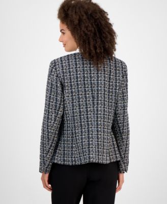Tweed Open-Front Cardigan, Regular & Petite 