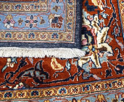 Bashian One Of A Kind Sarouk 611046 Rug Collection In Blue