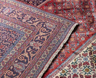 Bashian One Of A Kind Bijar 626307 Rug Collection In Red