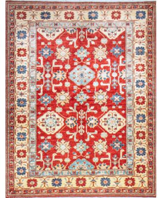Bashian One Of A Kind Fine Kazak 640372 Rug Collection In Brown