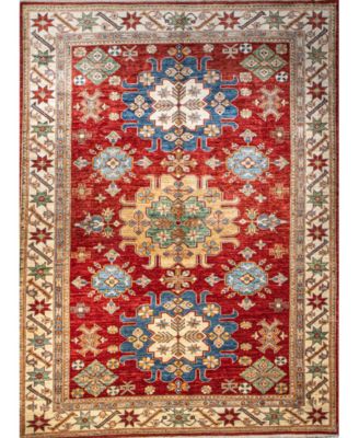 Bashian One Of A Kind Fine Kazak 640460 Rug Collection In Brown