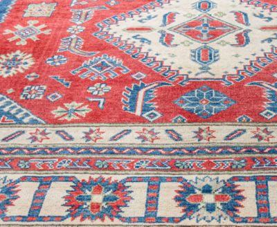 Bashian One Of A Kind Pak Kazak 640471 Rug Collection In Brown