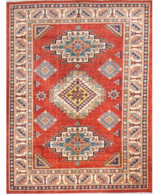 Bashian One Of A Kind Pak Kazak 640494 Rug Collection In Brown