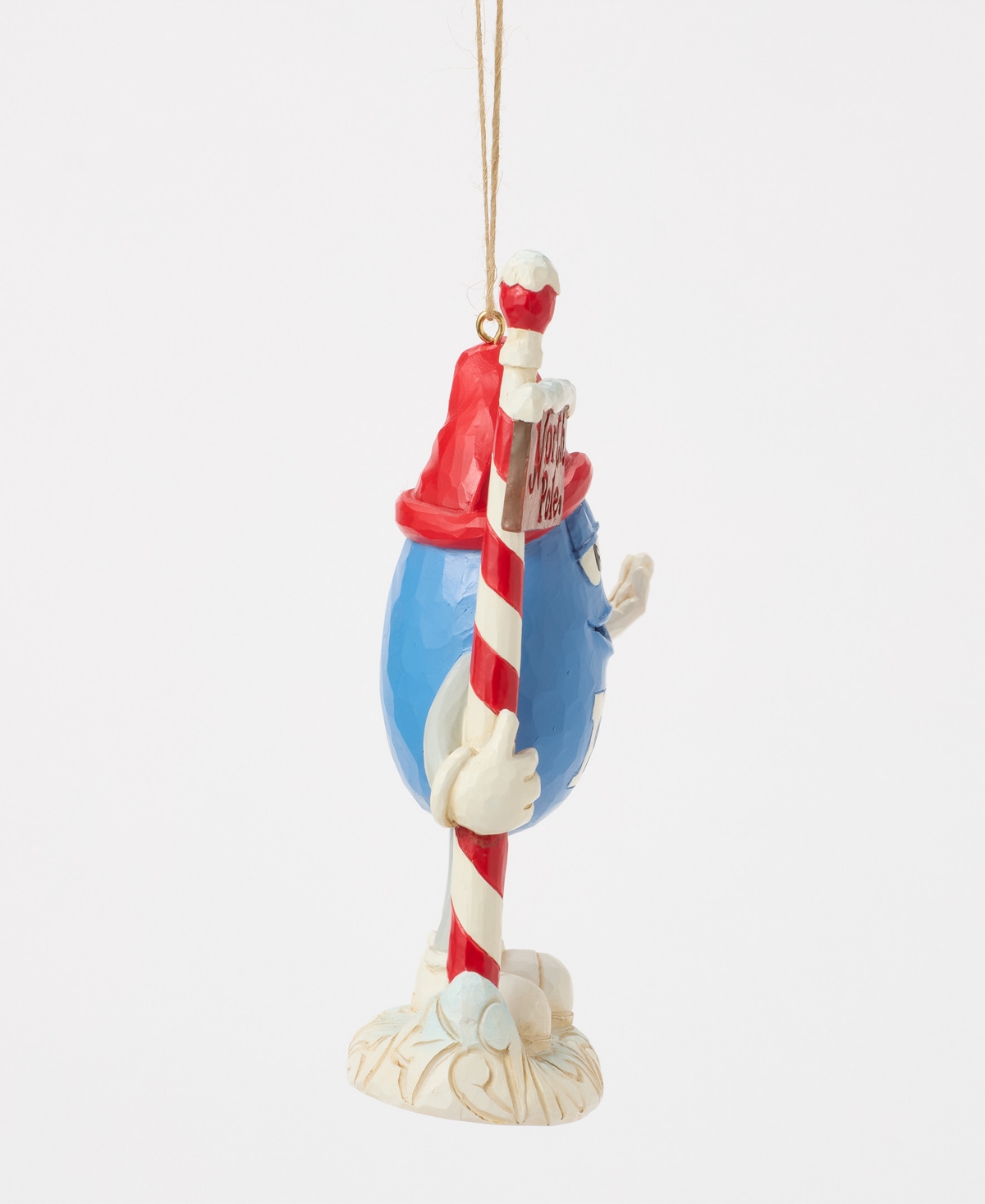 Jim Shore M And M's Blue Character Elf Ornament In Multi