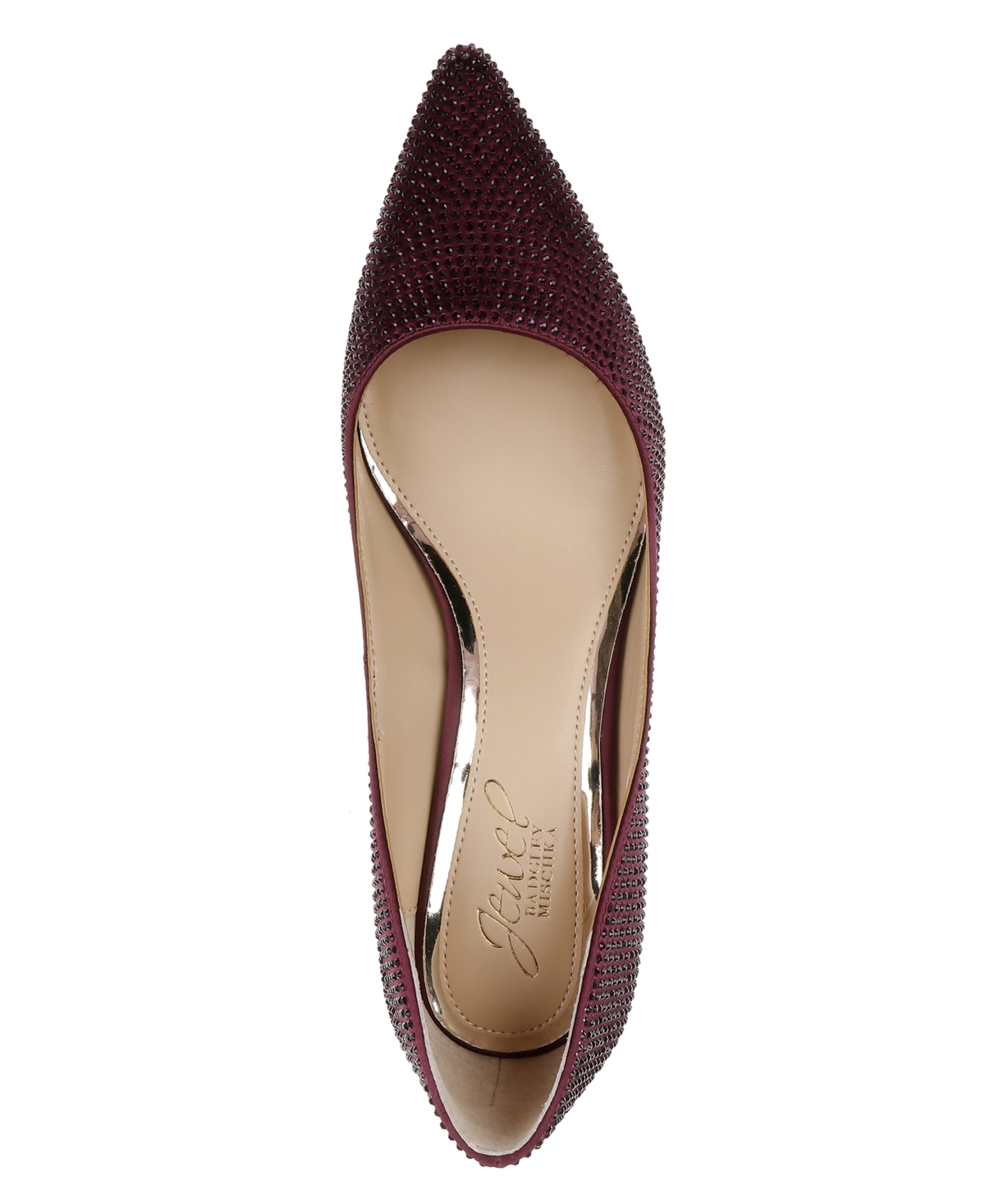 Jewel Badgley Mischka Women's Frenchie Kitten Heel Evening Pumps