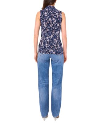 Women's Sleeveless Front Wrap Top 