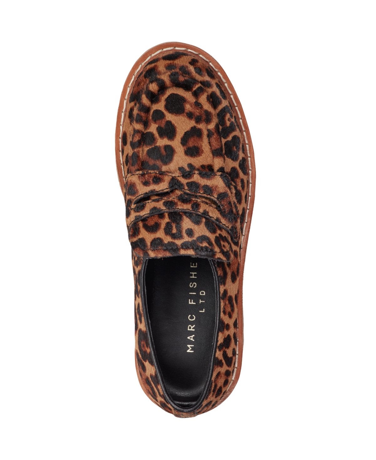 Marc Fisher Ltd Women's Norton Lug Sole Casual Slip-on Loafers In Animal Print