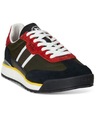 Polo Ralph Lauren Men's Suede, Leather & Nylon Varick Sneakers