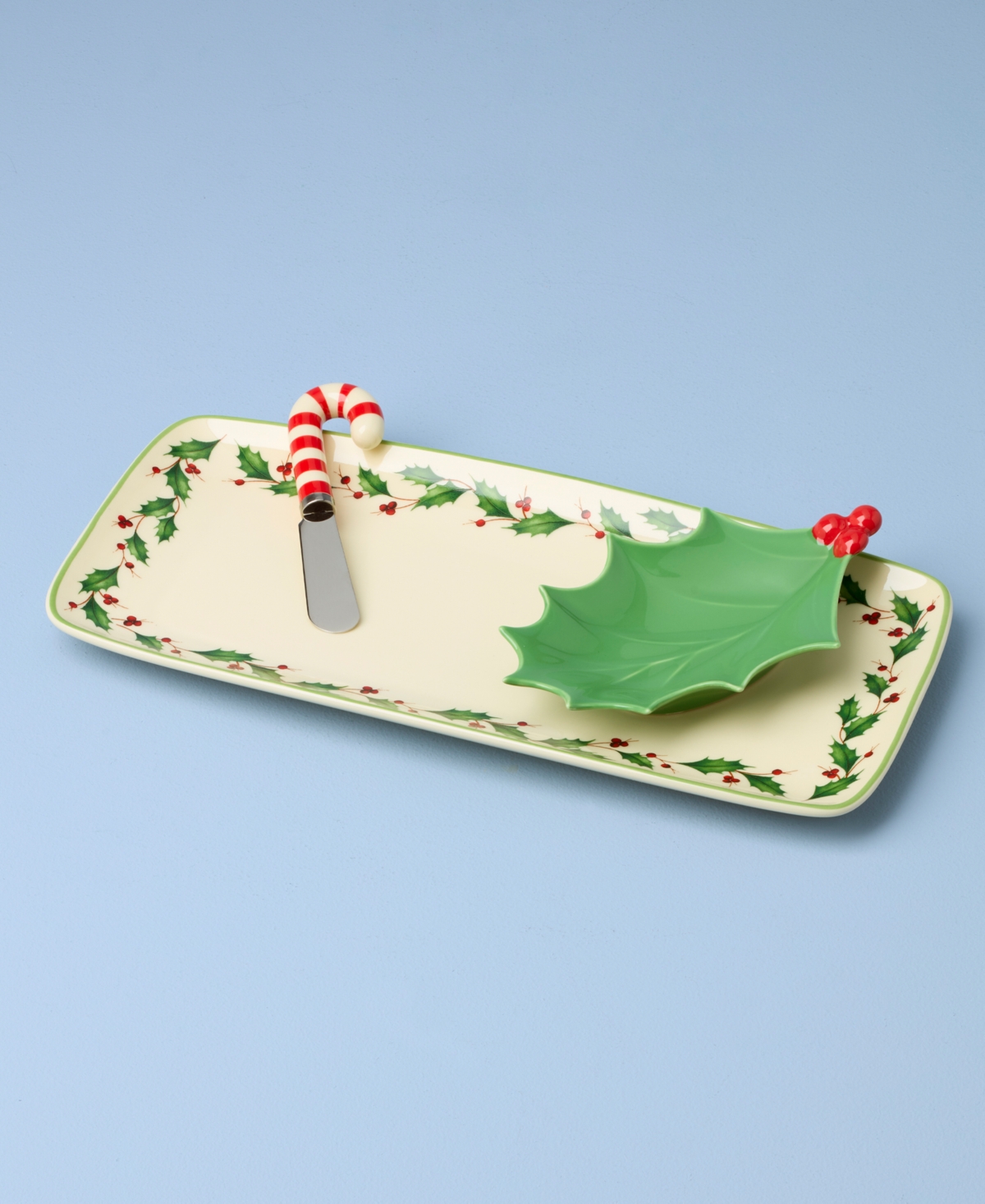 Lenox Holiday 3-Piece Hostess Set with Spreader