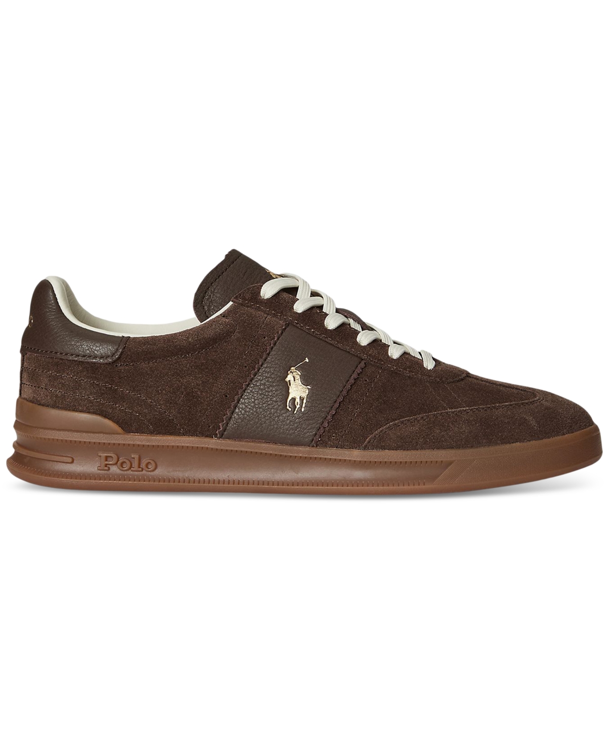 Polo Ralph Lauren Men's Heritage Aera Suede Sneakers In Brown
