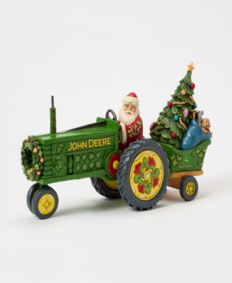 John Deere Santa On Tractor with Toys