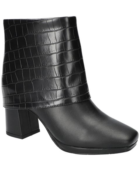 Женские ботинки Easy Street Sutton Square Toe Ankle, цвет: Чёрный