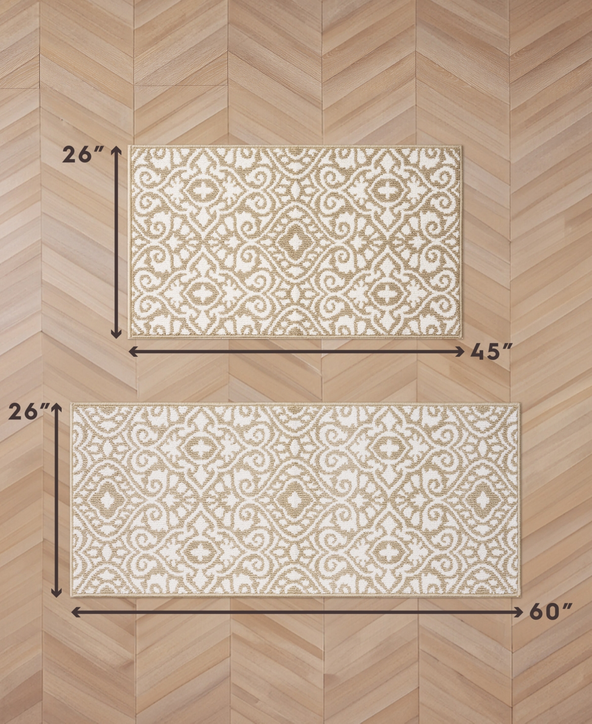 Laura Ashley Feya Tufted 2-Pc. Runner Rug Set