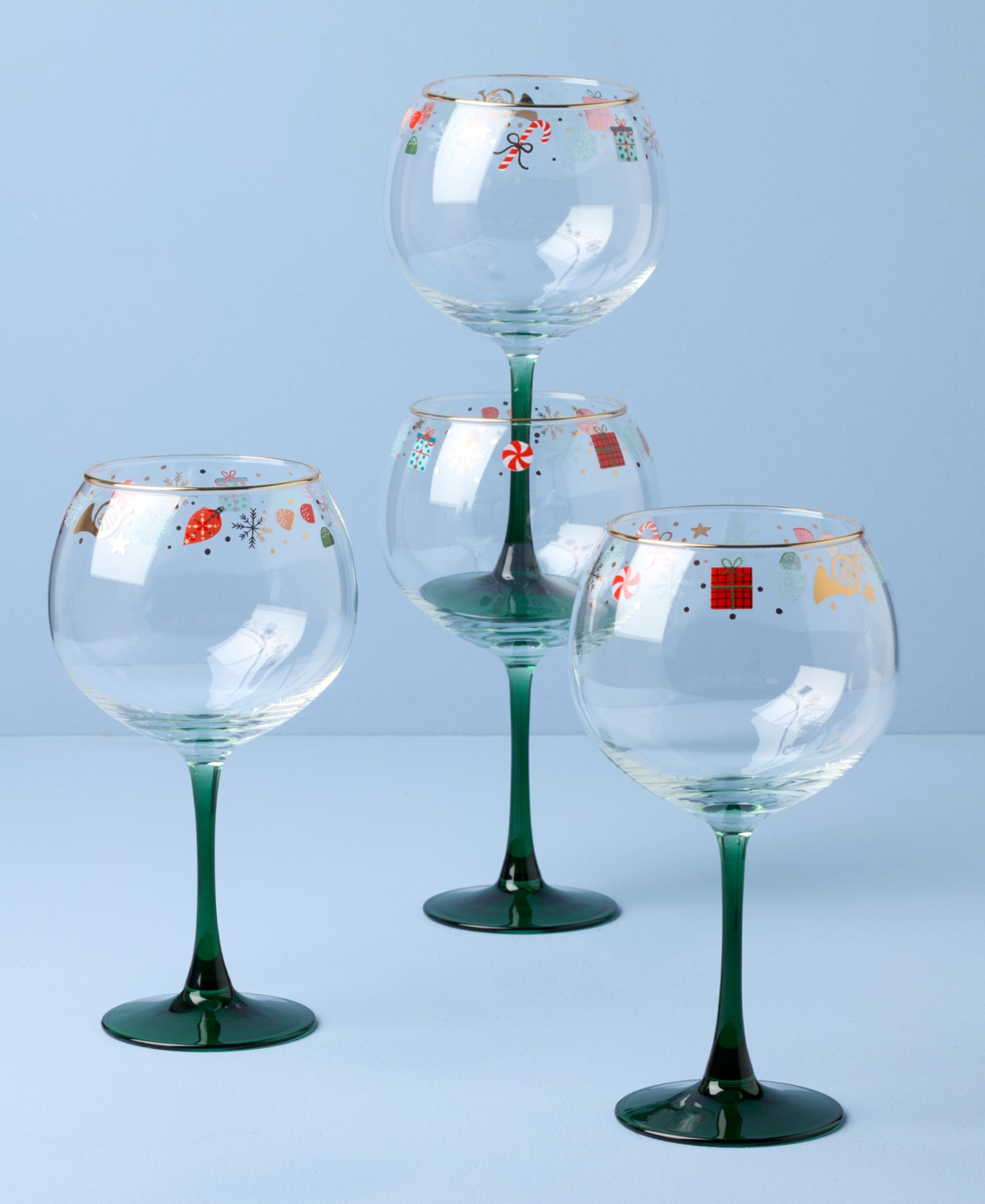 Lenox Nutcracker Ballet Balloon Wine Glasses, Set Of 4