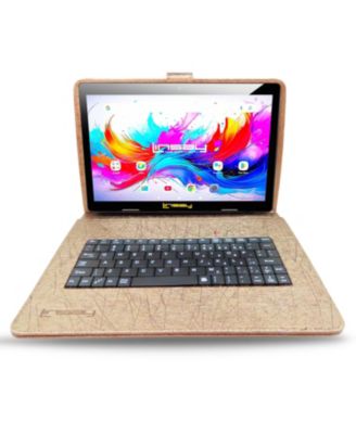 10.1" Octa Core 256GB Storage Android 15 with Unique Oracle Keyboard Case and Tablet Briefcase