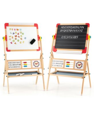 3-in-1 Wooden Art Easel for Kids with Drawing Paper Roll