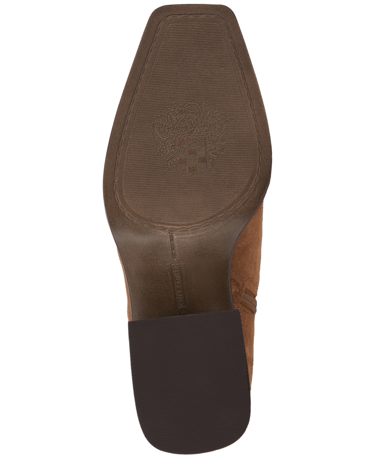 Vince Camuto Womens's Sangeti Snip-toe Block-heel Extra Wide-calf Knee-high Boots