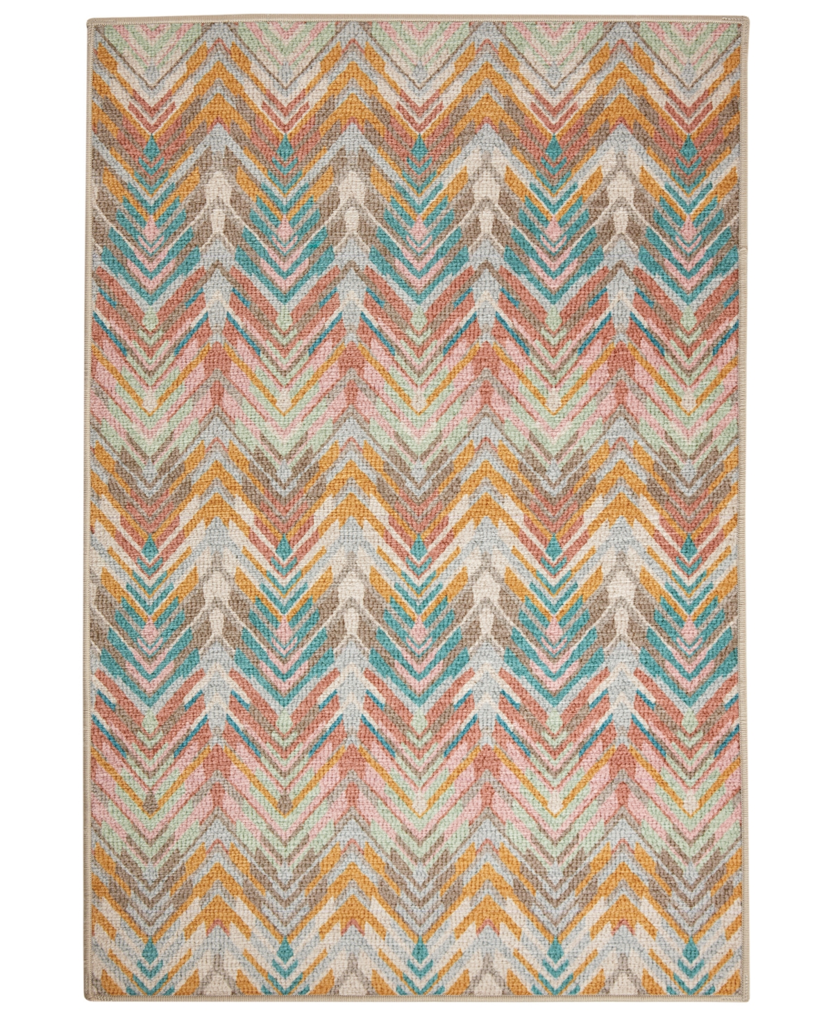 Dash And Albert Rugs By Annie Selke Seneca Machine Washable Da2343 5'x8' Area Rug In Multi