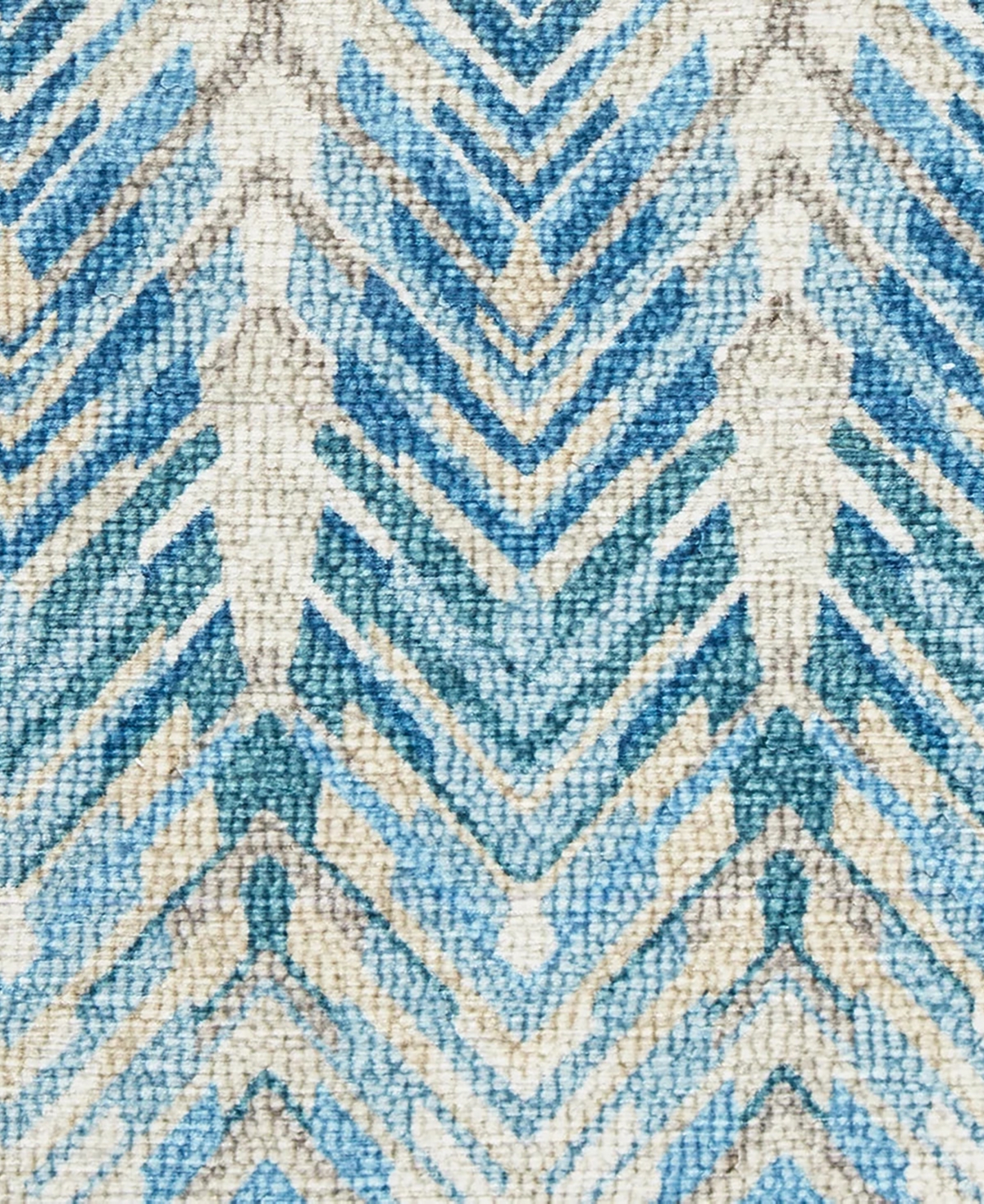 Dash And Albert Rugs By Annie Selke Seneca Machine Washable Da2341 6'x9' Area Rug In Blue