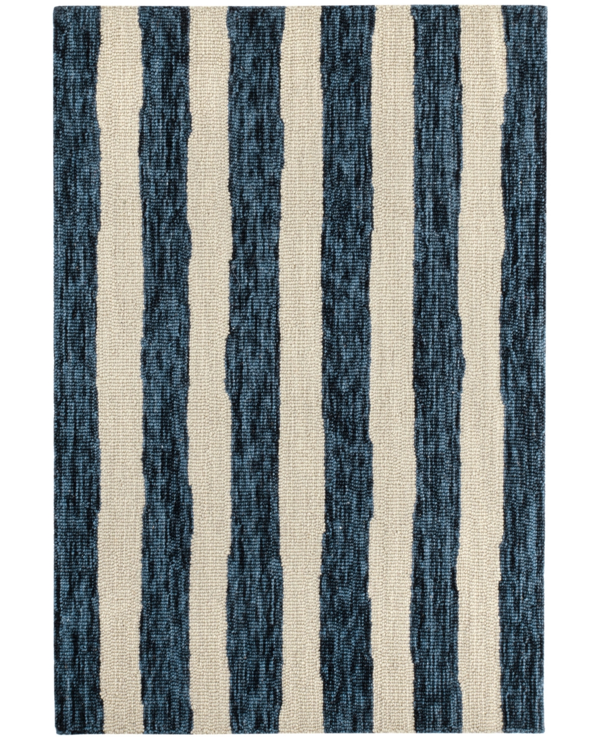 Dash And Albert Rugs By Annie Selke Silas Stripe Da2221 9'x12' Area Rug In Blue