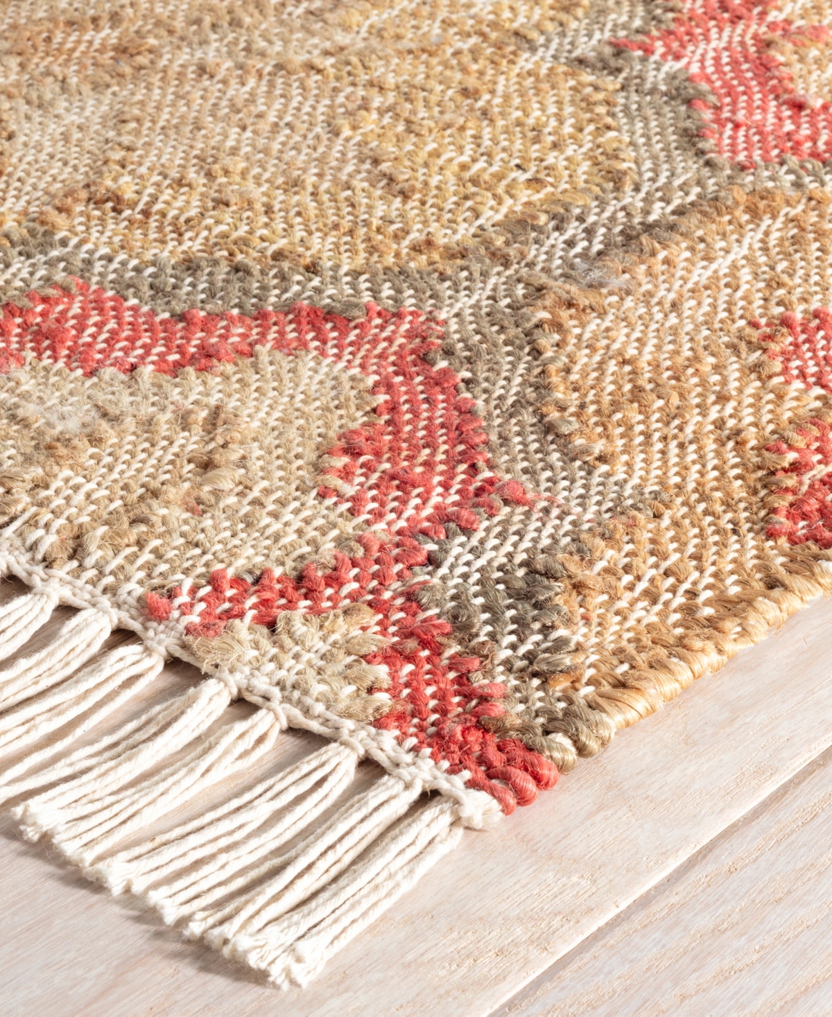 Dash And Albert Rugs By Annie Selke Pali Jute Da877 6'x9' Area Rug In Multi