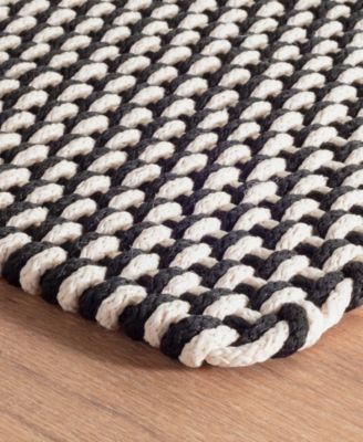Dash And Albert Rugs By Annie Dash Albert Rugs By Annie Selke Two Tone Rope Indoor Outdoor Rdb219 Rug Collection In Black