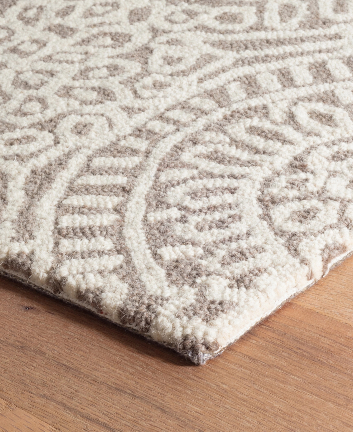 Dash And Albert Rugs By Annie Selke Temple Wool Rda423 5'x8' Area Rug In Brown