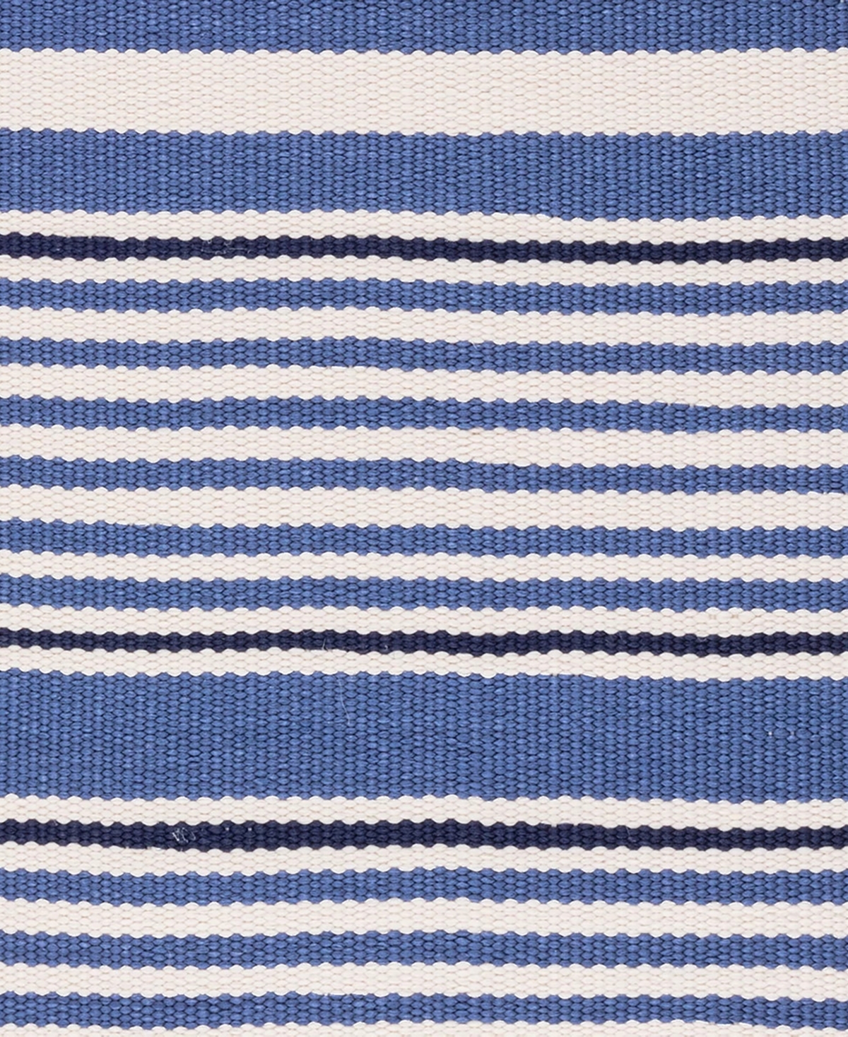 Dash And Albert Rugs By Annie Selke Rugby Stripe Indoor/outdoor Rdb176 6'x9' Area Rug In Blue