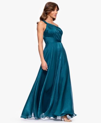 Women's One-Shoulder Organza Ball Gown