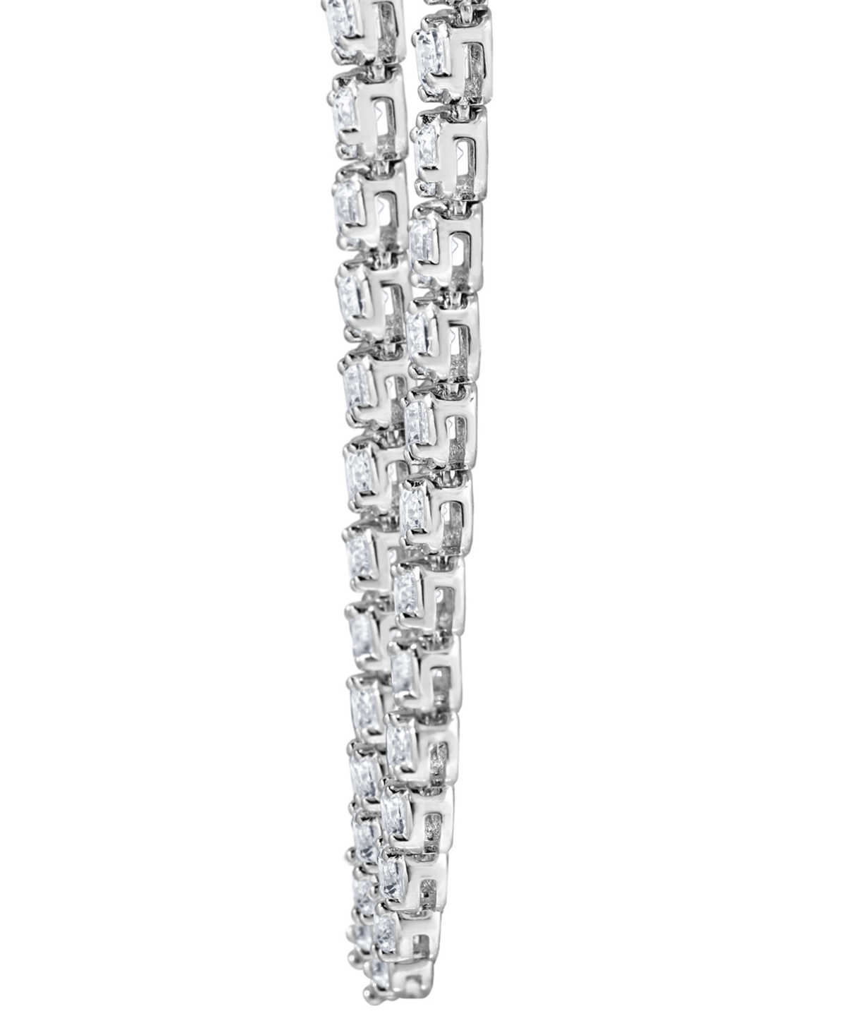 Badgley Mischka Lab Grown Diamond 16" Tennis Necklace (7 Ct. T.w.) In 14k White Gold In Gold