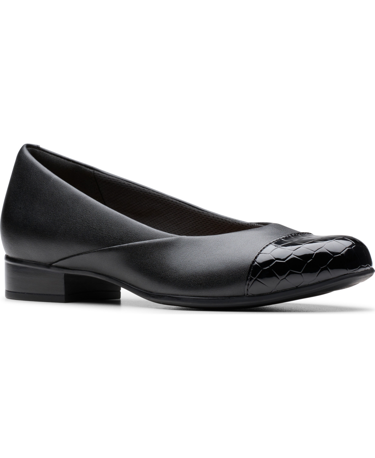 Women's Jazmynn Gem Round Toe Flats - Dark Pewter Metallic